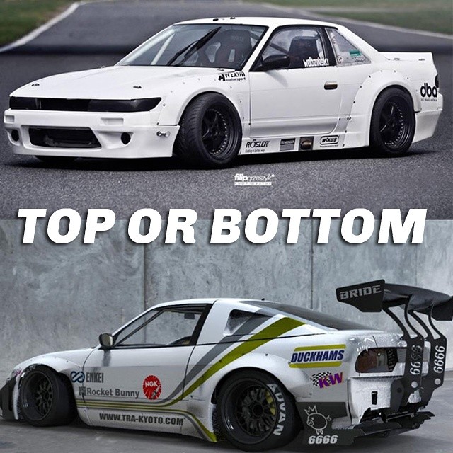 Rocket Bunny S13 HATCH or S13 COUPE ? - Photo posted on Facebook.com/RocketBunny